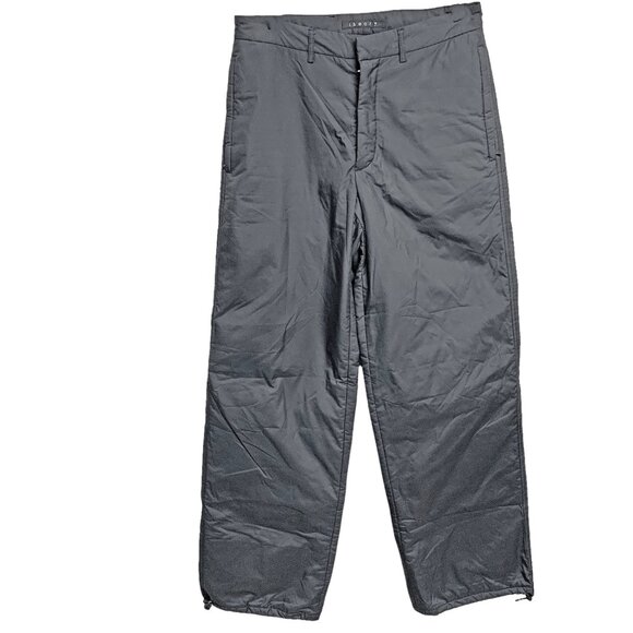 Retro Theory Gray Lightly Drawstring Leg Snow‎ Pants - Picture 6 of 10